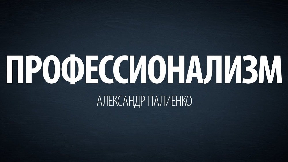 Профессионализм (Александр Палиенко)